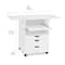 48&#x22; White Expandable Mobile Workstation by Simply Tidy&#xAE;